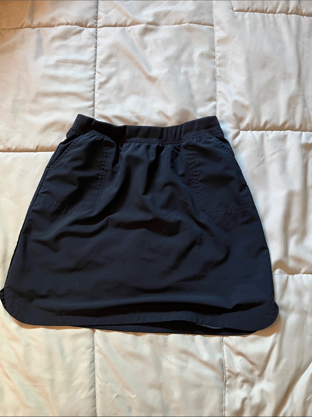 Izod Black Active Mini Skirt with Side Pockets